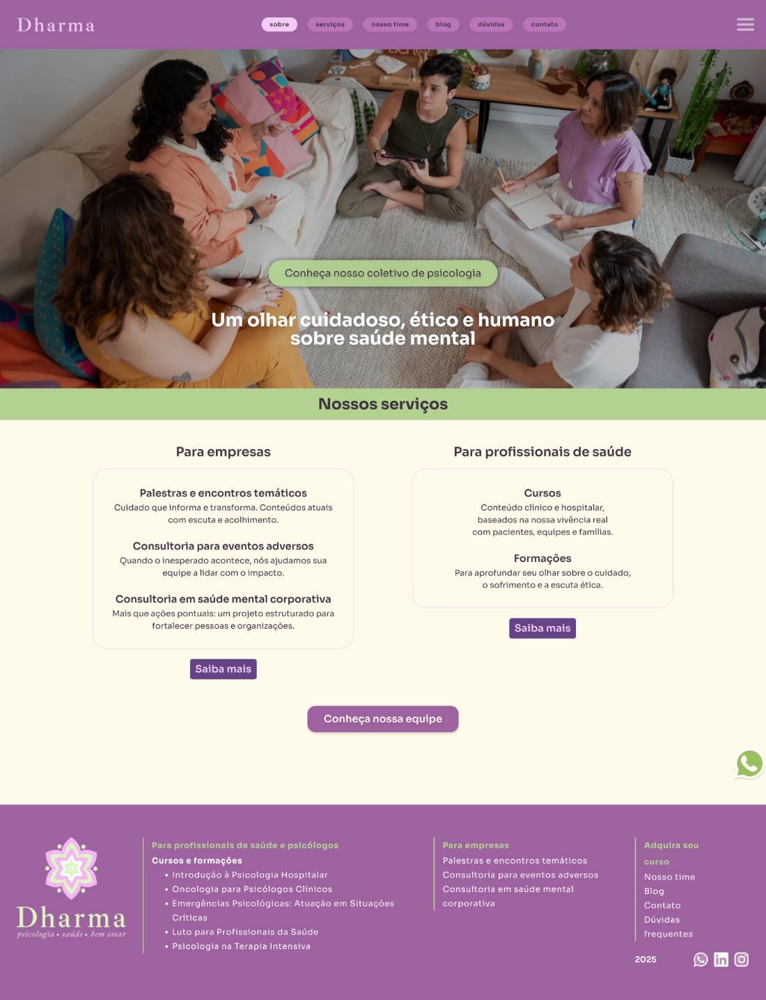 Site do Coletivo Dharma